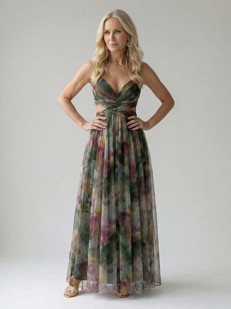 Iselle™ | Soft Wrap Maxi Dress