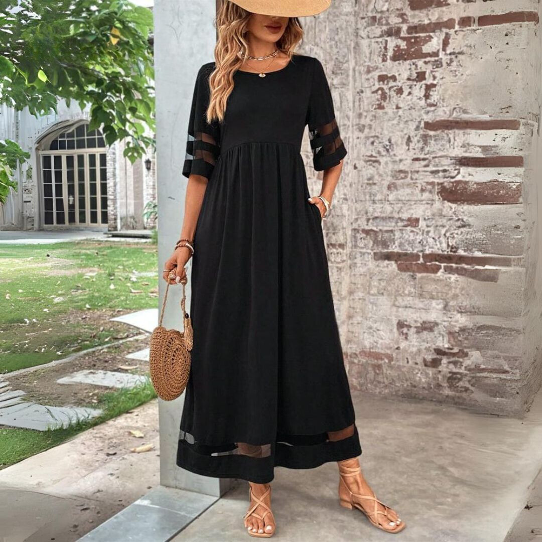 Louise™ | Softly Structured Midi Dress
