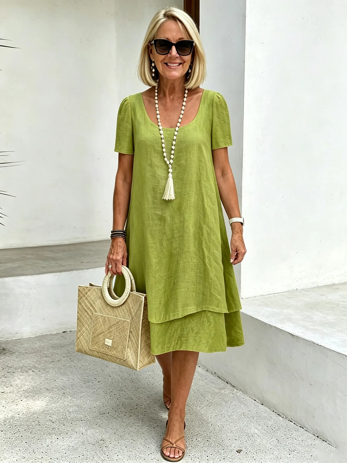 Sienna™ Linen Midi Dress