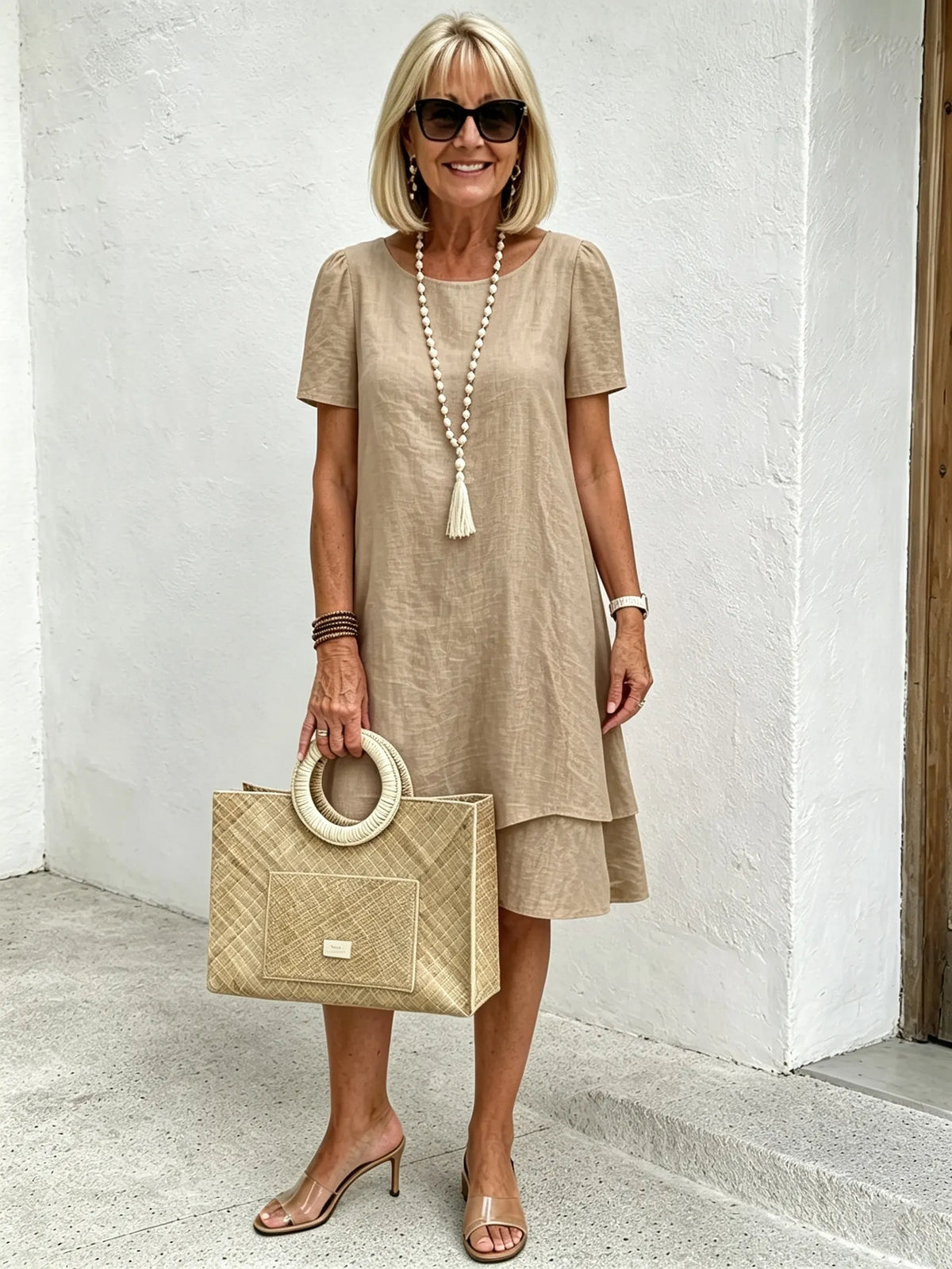 Sienna™ Linen Midi Dress