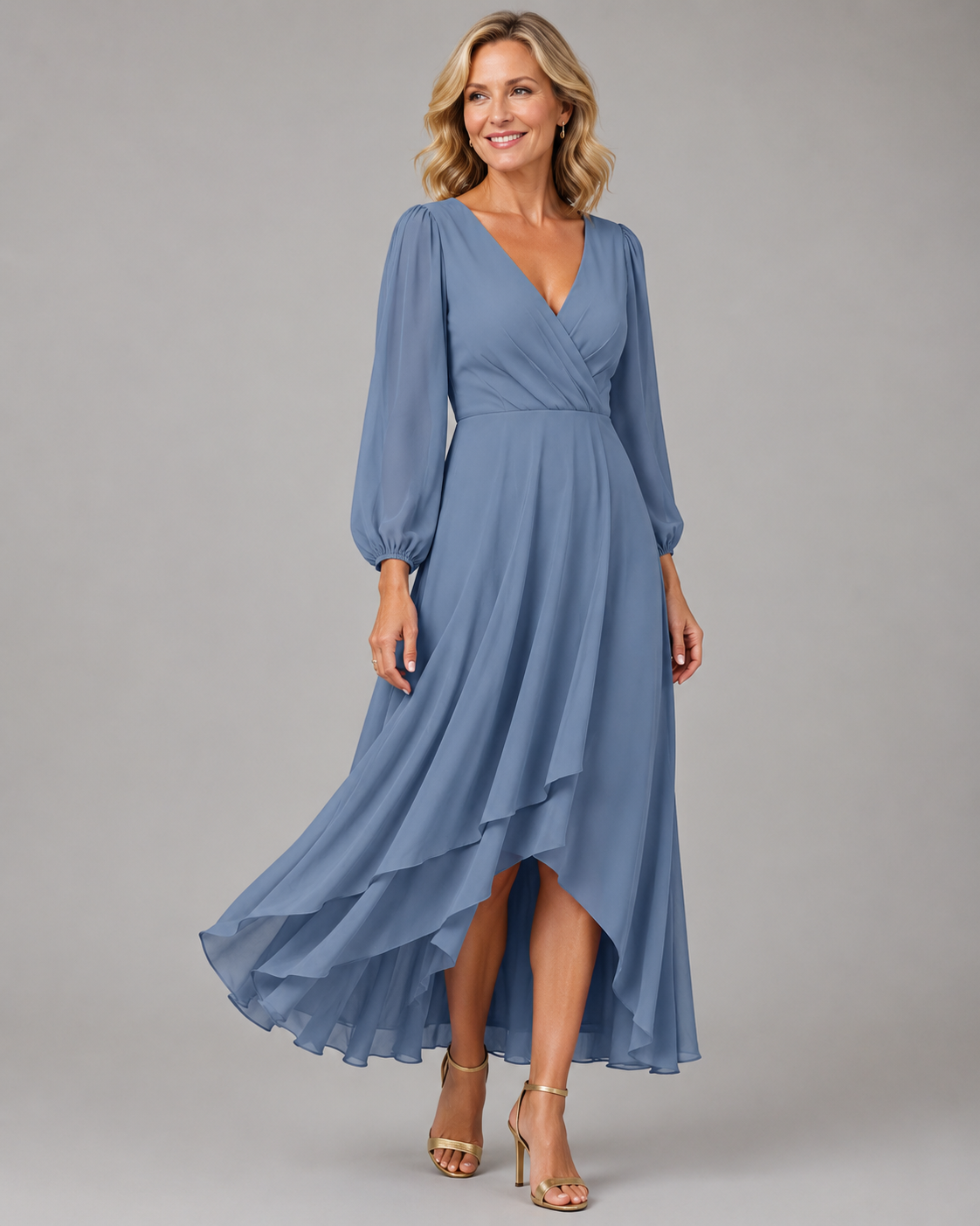 Lottie™ | Elegant V-Neck Maxi Dress