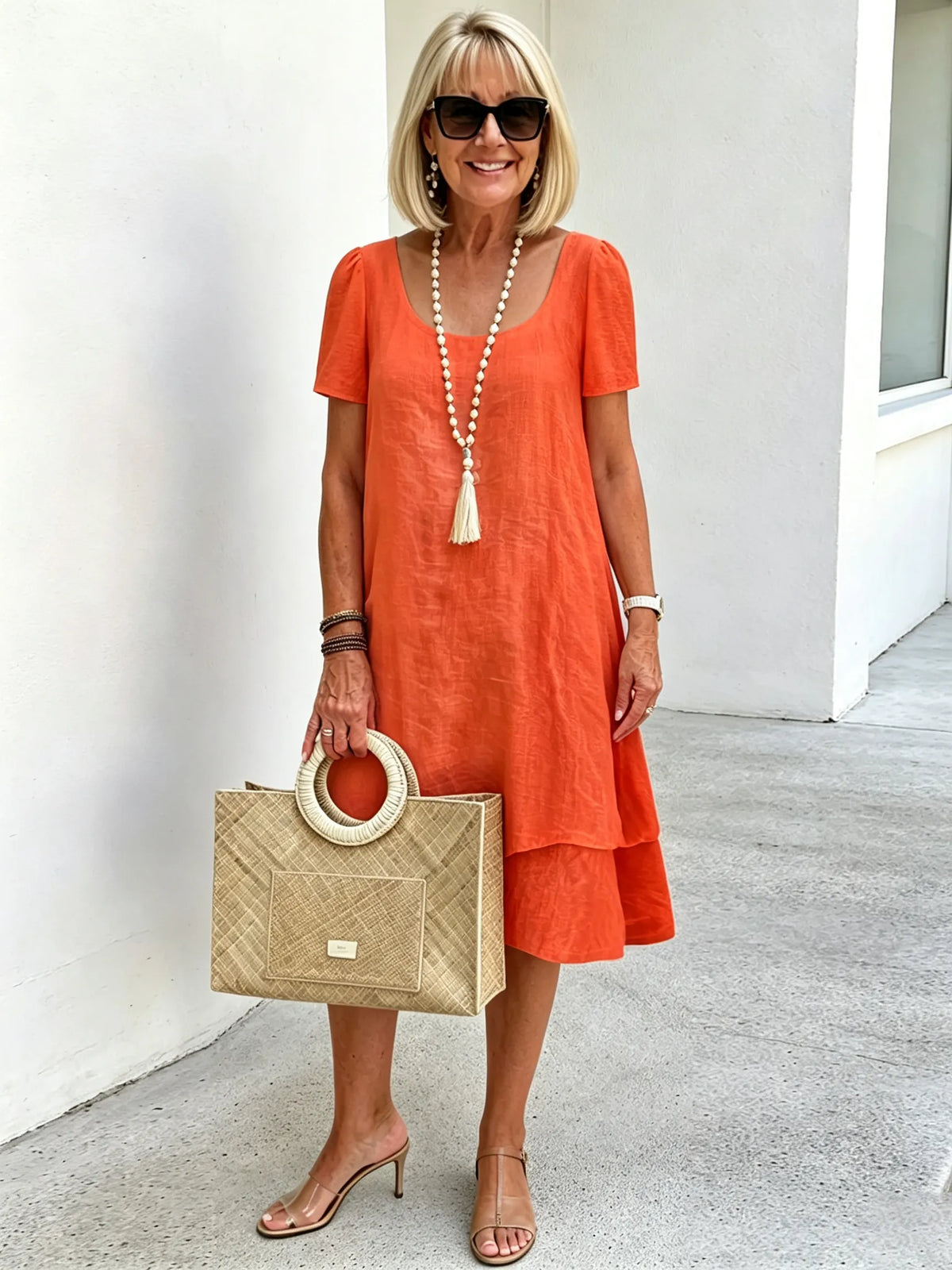 Sienna™ Linen Midi Dress