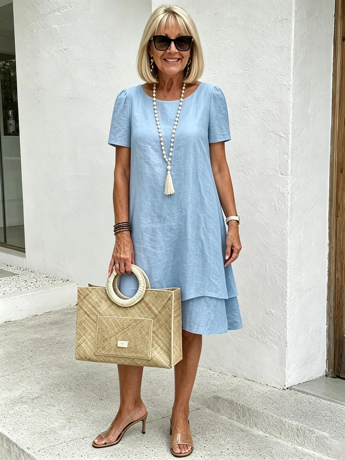Sienna™ Linen Midi Dress