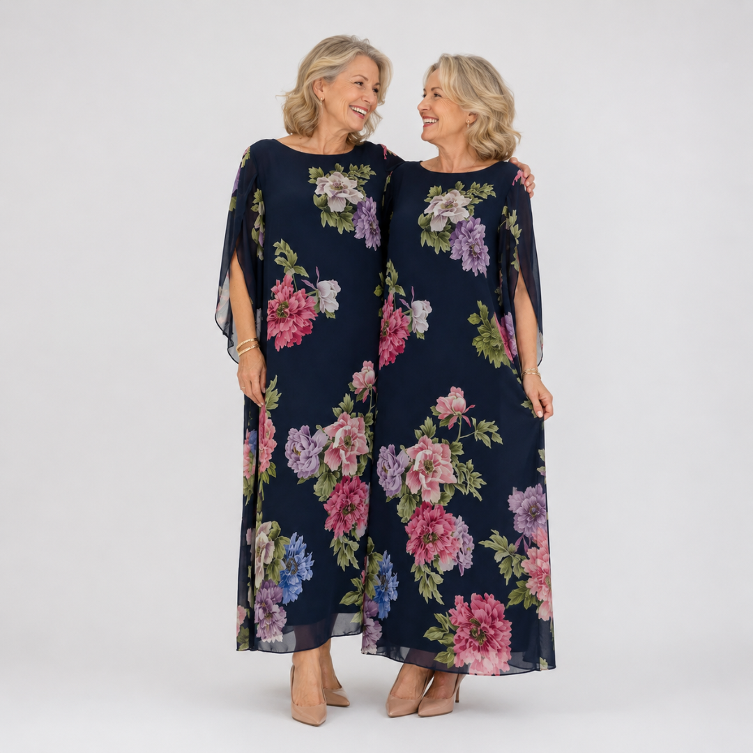 Sabrina™ | Midnight Floral Maxi Dress