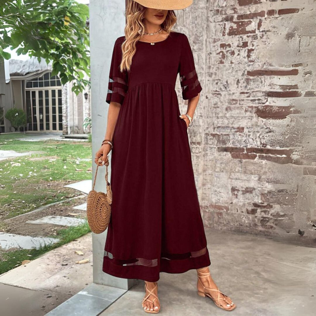 Louise™ | Softly Structured Midi Dress
