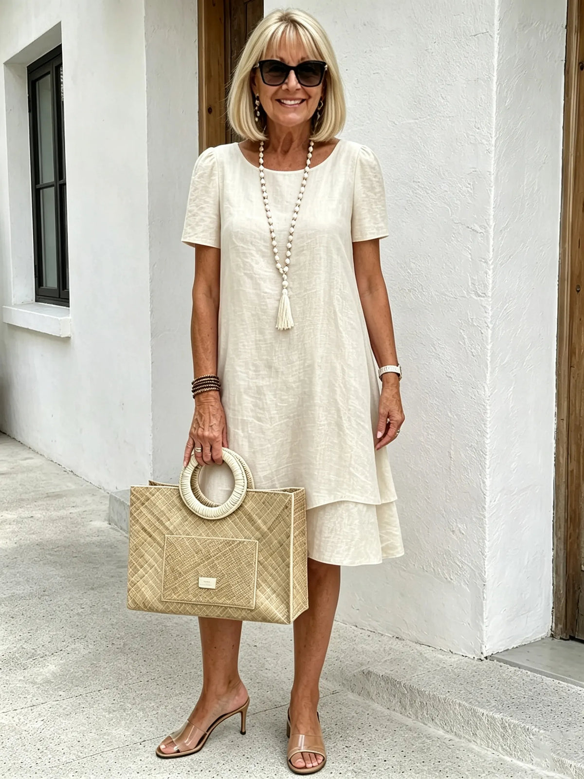 Sienna™ Linen Midi Dress