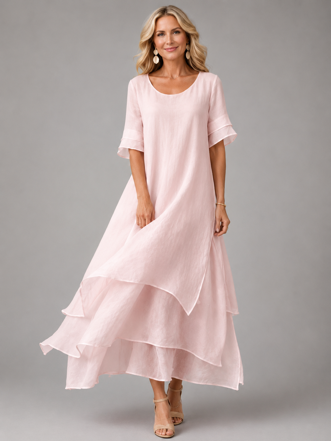 April™ | Flowing Tiered Maxi Dress
