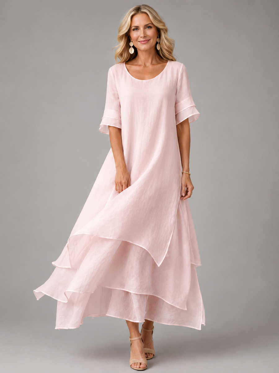 April™ | Flowing Tiered Maxi Dress