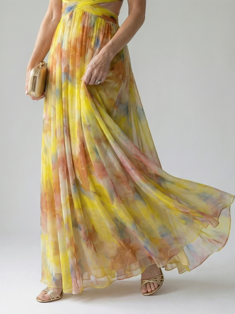 Iselle™ | Soft Wrap Maxi Dress