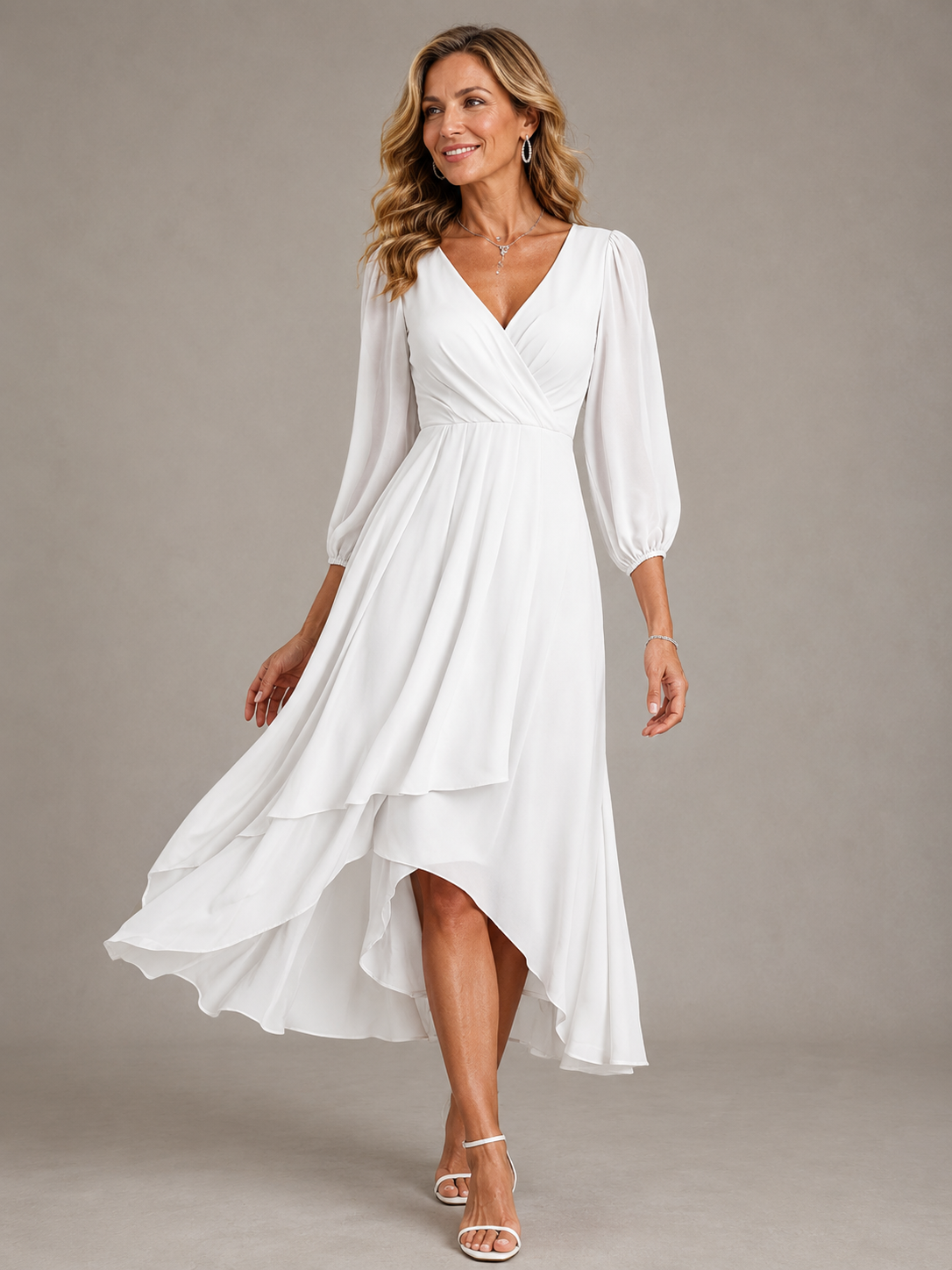 Lottie™ | Elegant V-Neck Maxi Dress