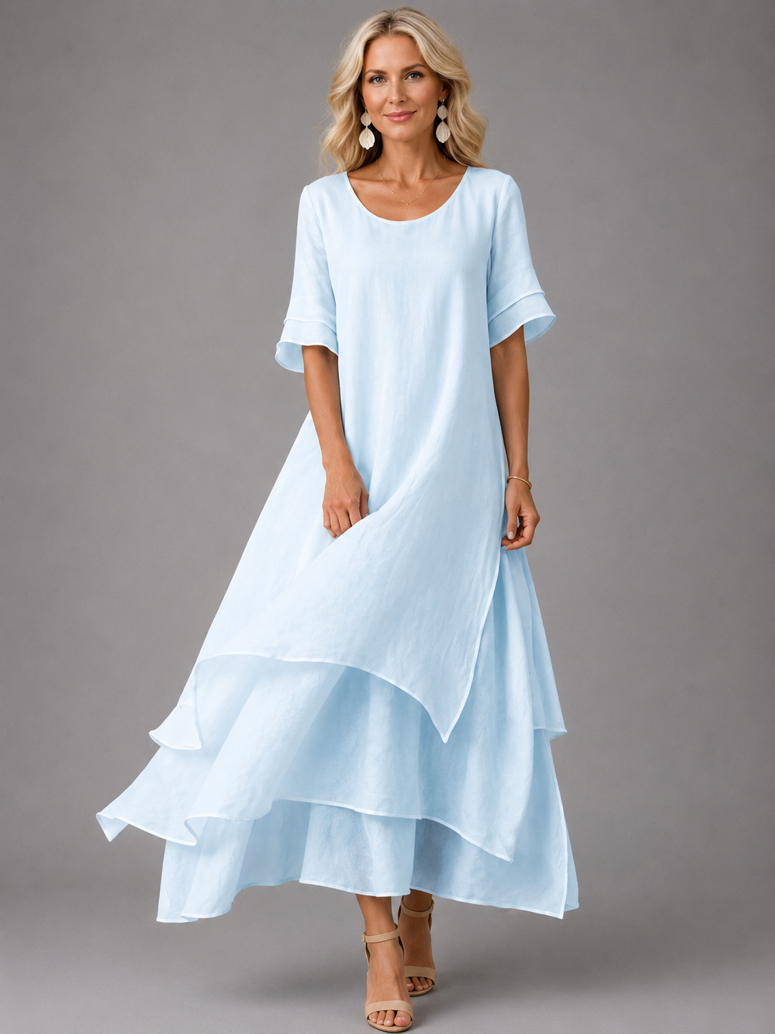 April™ | Flowing Tiered Maxi Dress