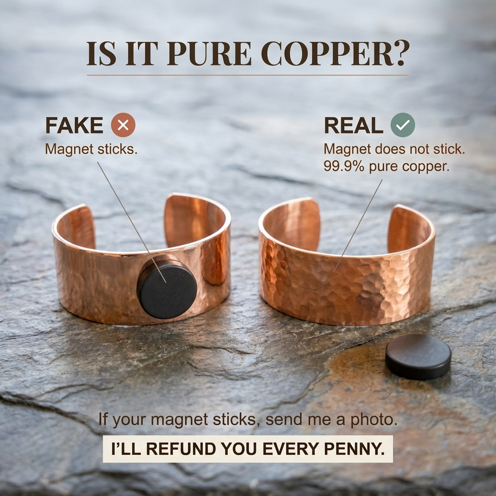 Lunara Green Copper Bracelet
