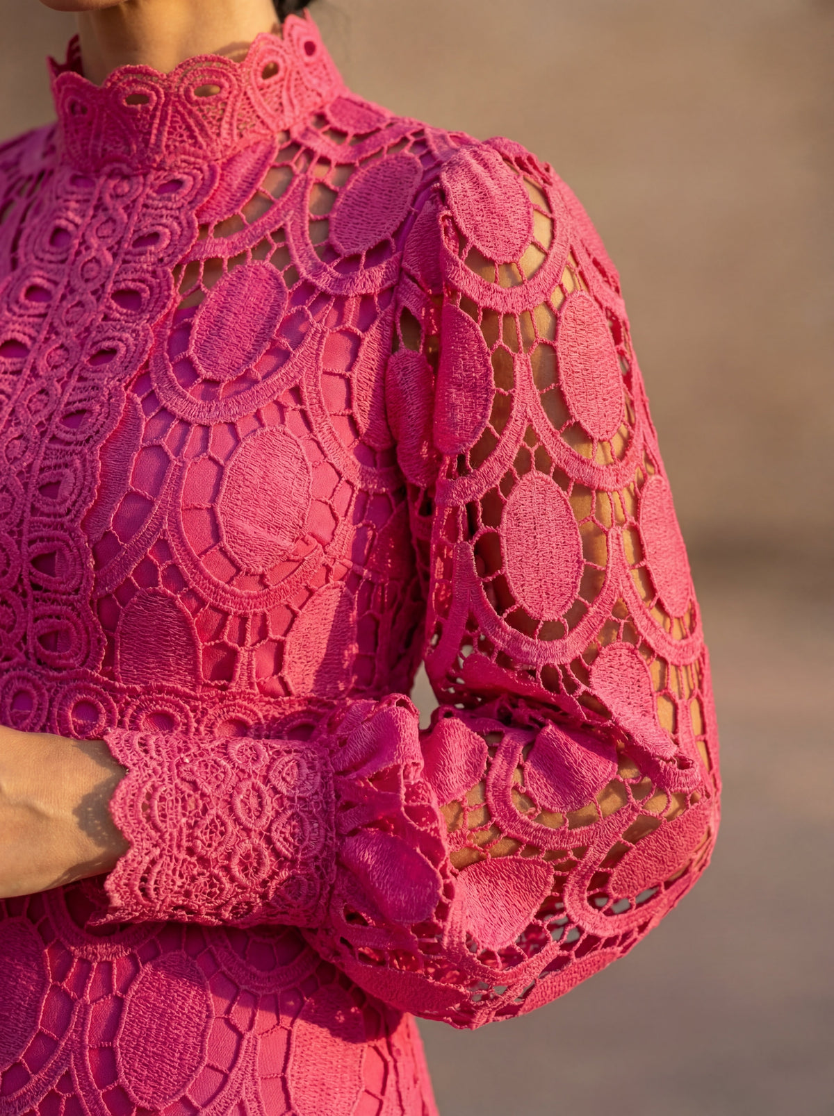 Elegant Carmona Silk Dress