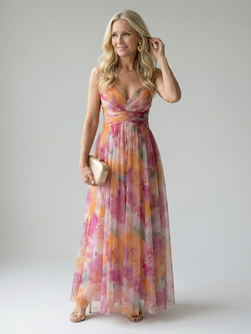 Iselle™ | Soft Wrap Maxi Dress