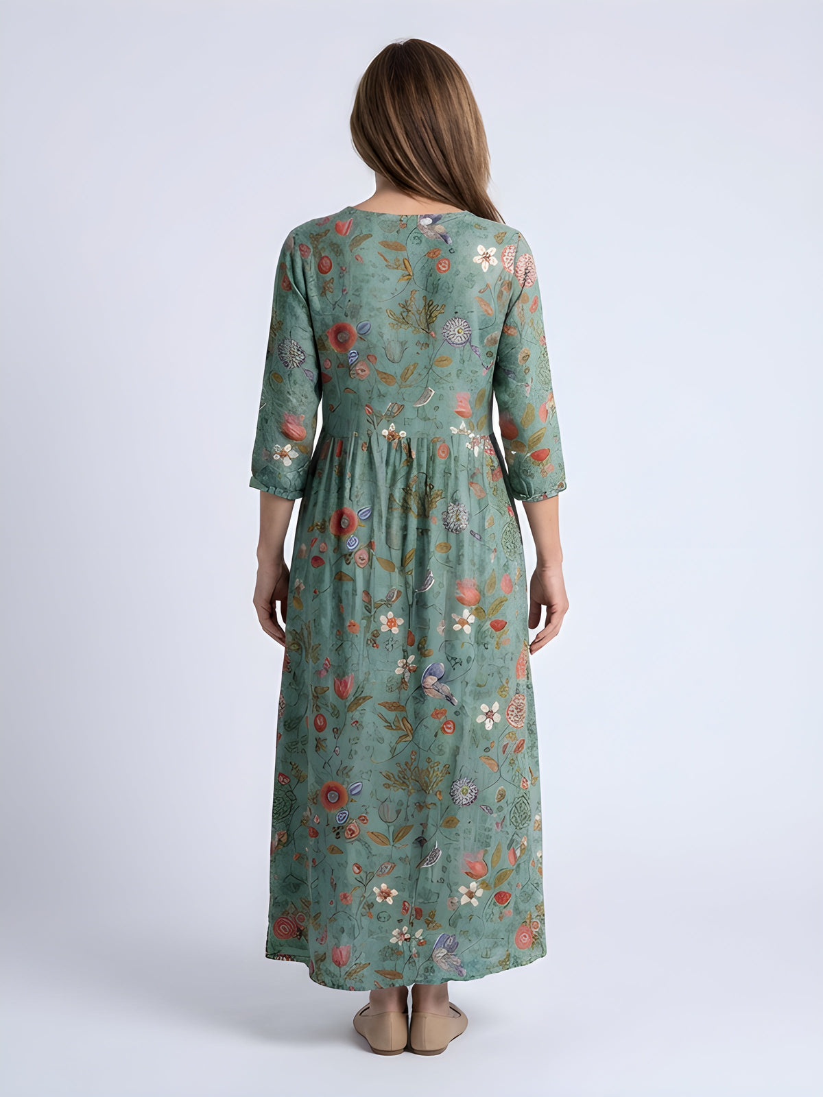 Marley™ | Floral V-Neck Maxi Dress