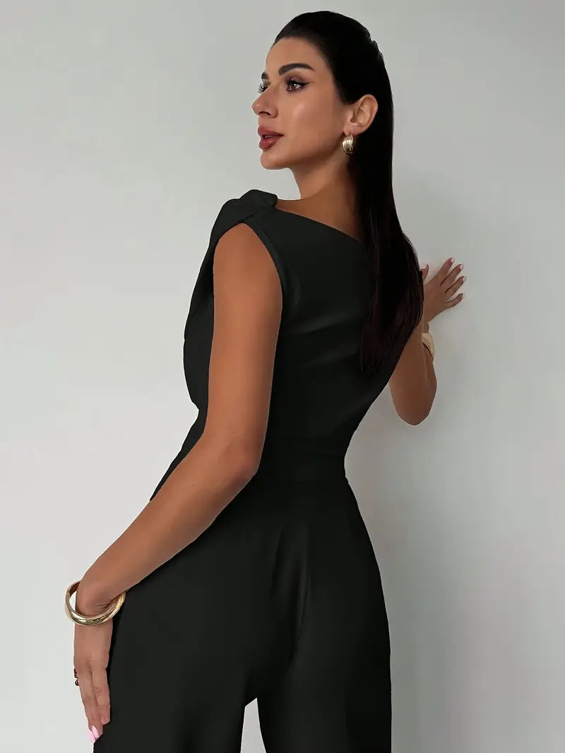 Saskia | Draped Off Shoulder Evening Top