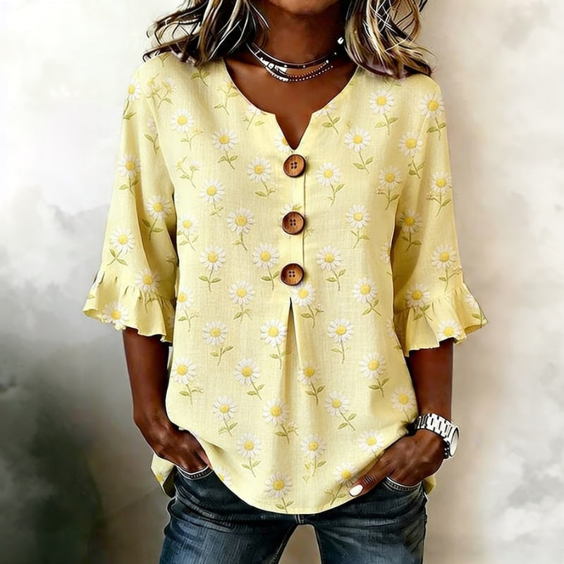 Tabitha | Vintage Floral Blouse