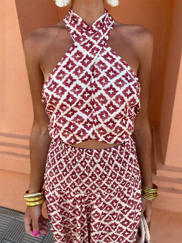 Elegant Off-Shoulder Set