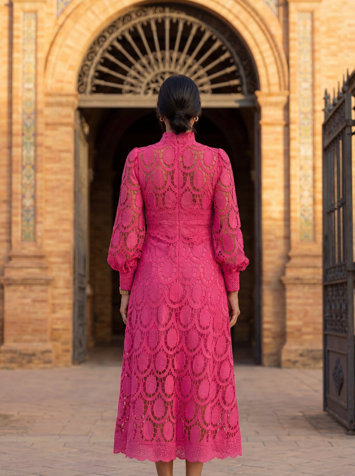 Elegant Carmona Silk Dress