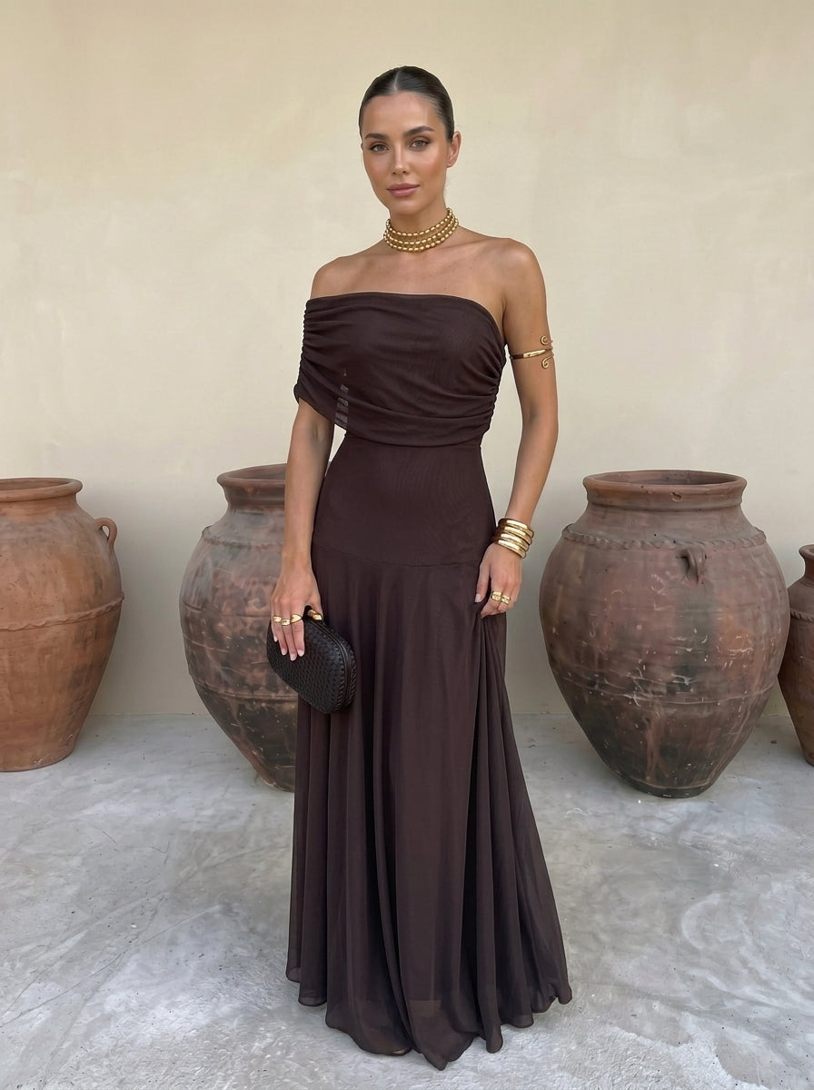 Elegant Silk Tulle Dress Simba
