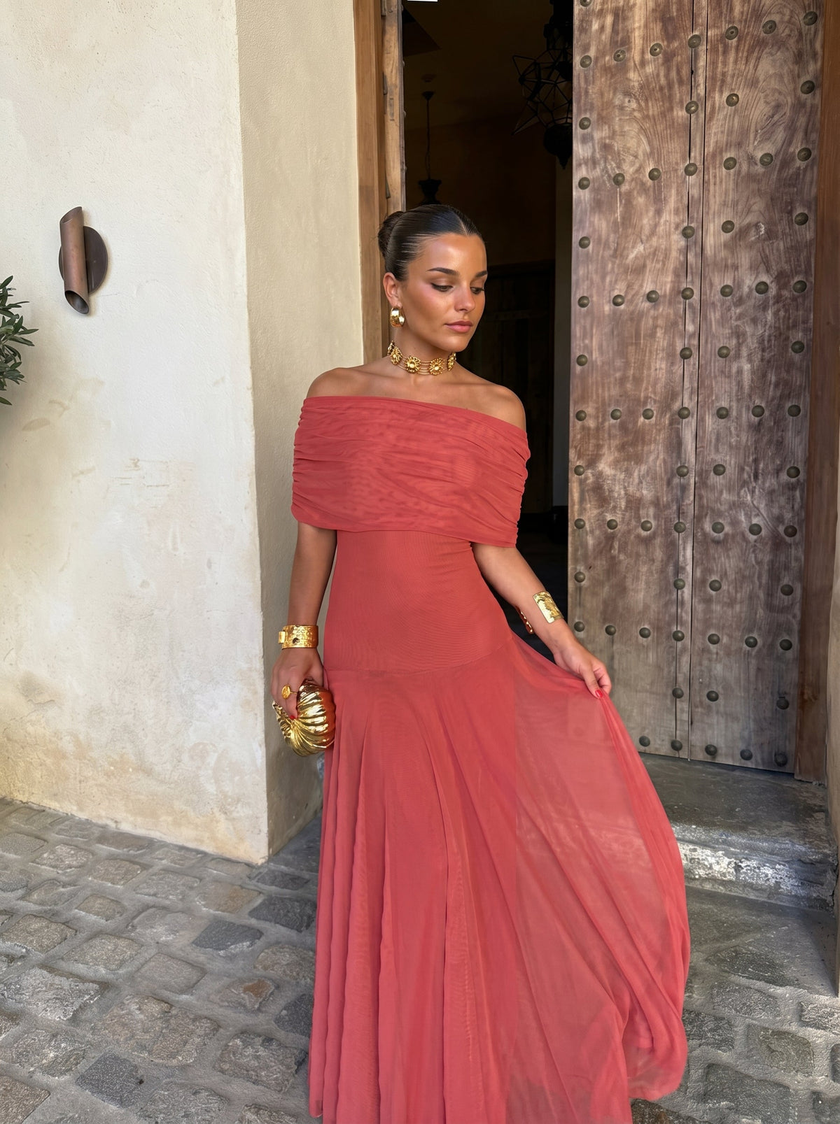 Elegant Silk Tulle Dress Simba