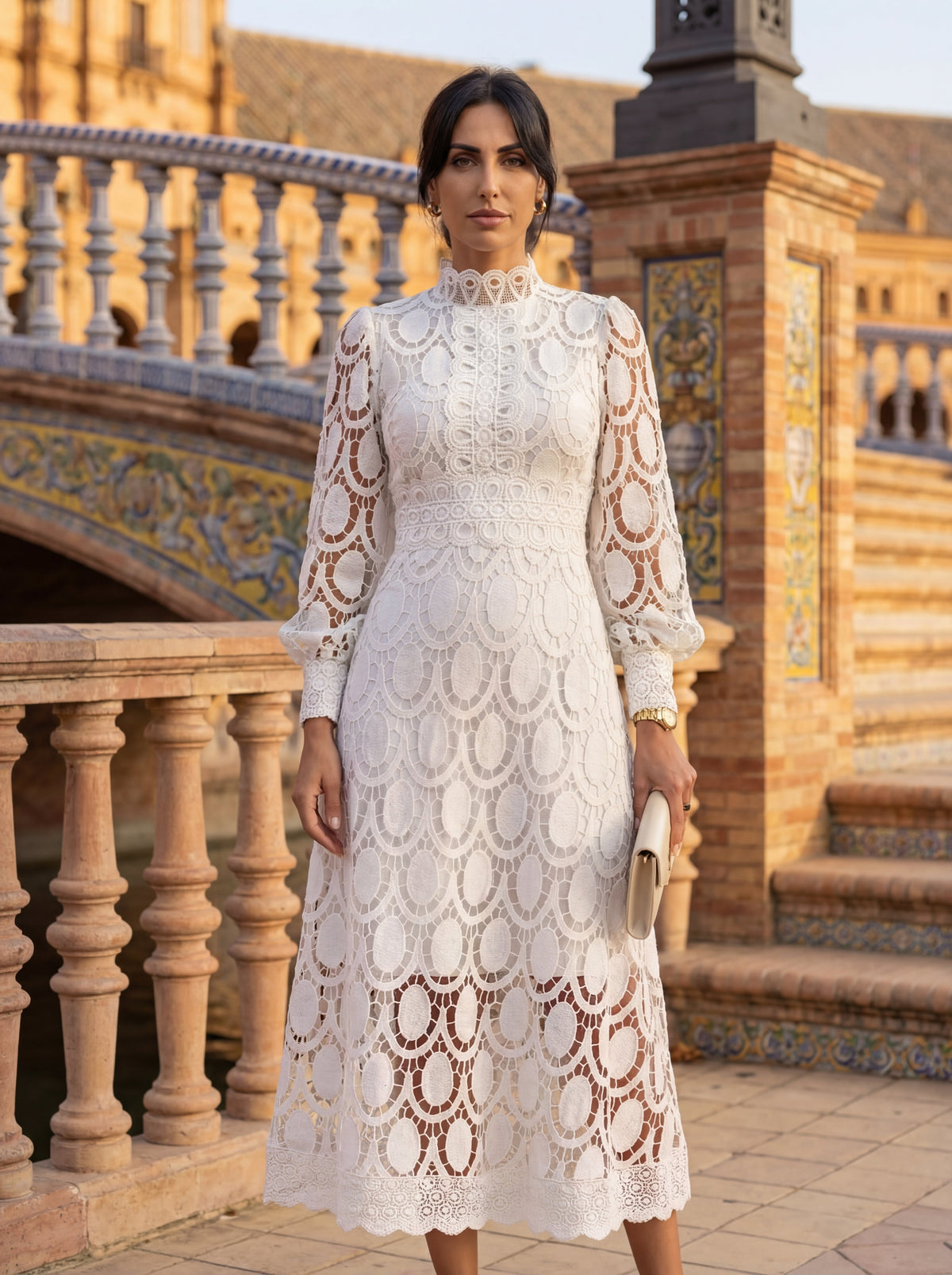 Elegant Carmona Silk Dress