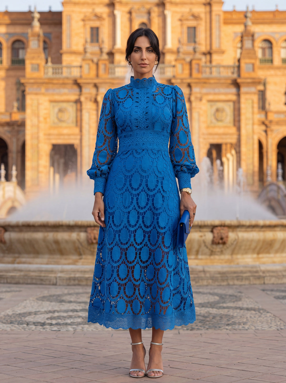 Elegant Carmona Silk Dress