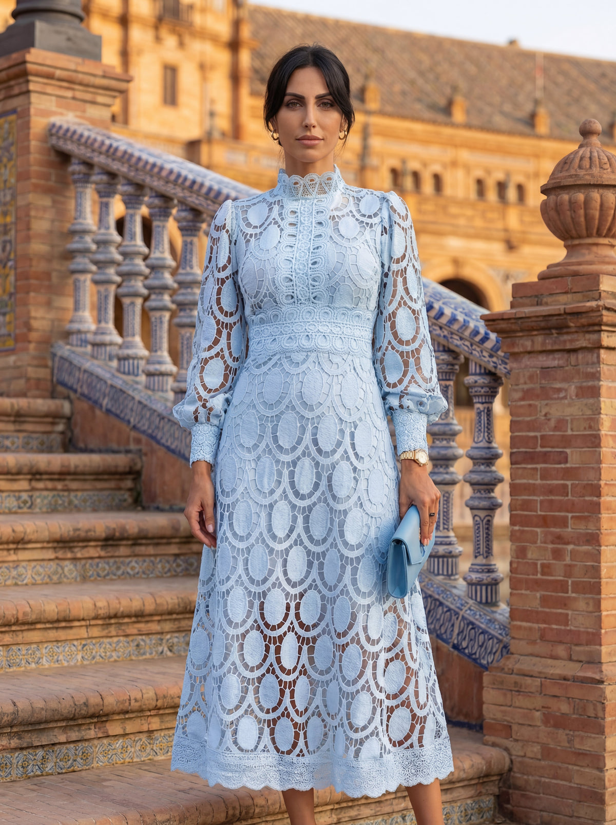 Elegant Carmona Silk Dress