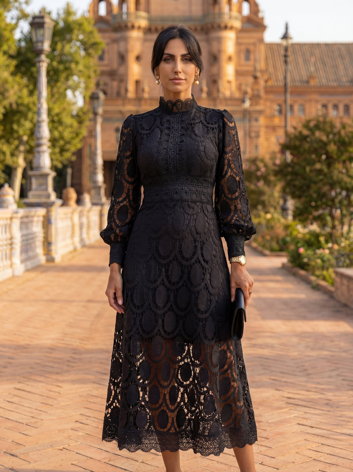 Elegant Carmona Silk Dress