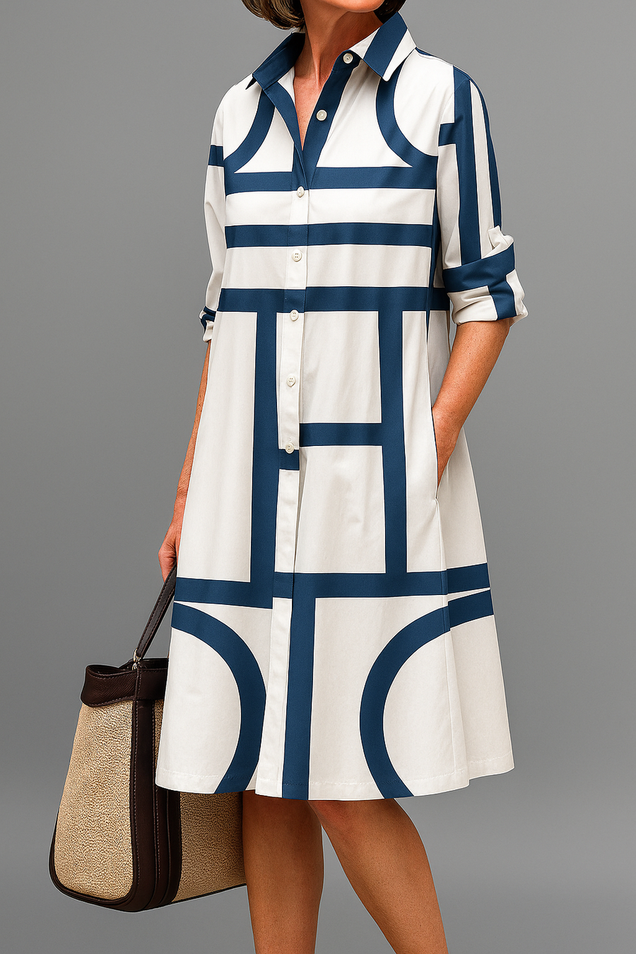 Poppy | Sophisticated Midi Dress