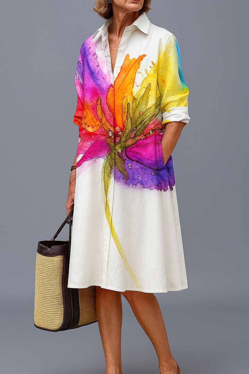 Luré | Elegant and Polished Midi Dress