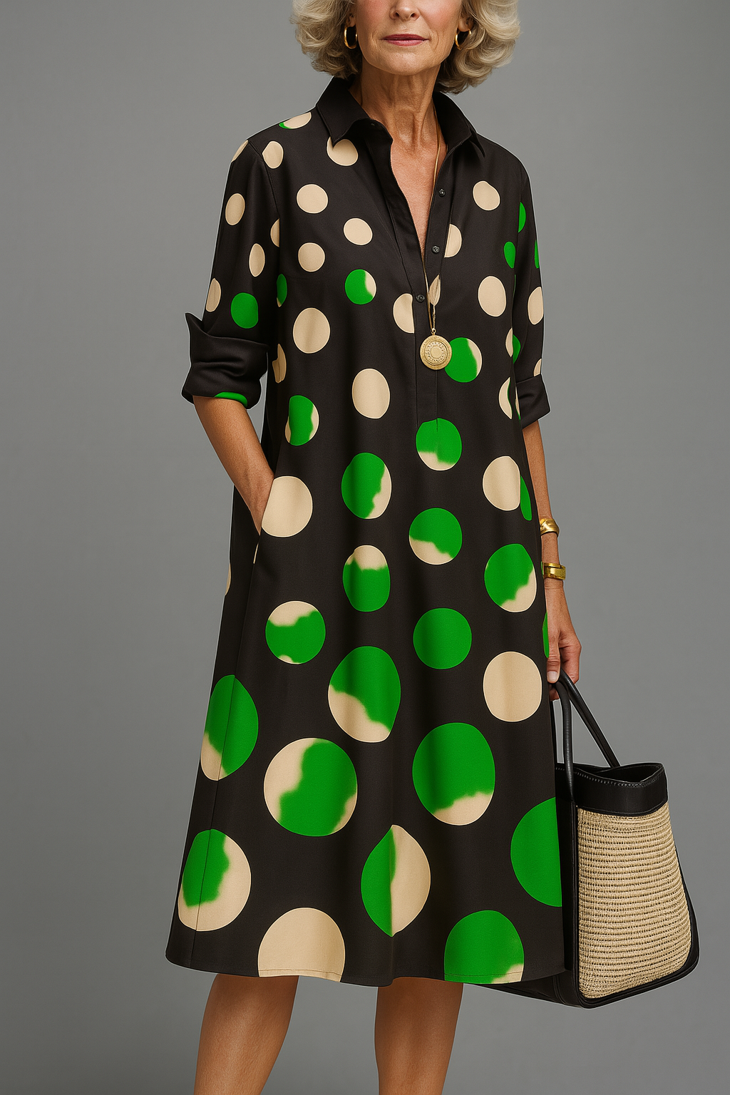 Naire | Elegant and Refined Midi Dress