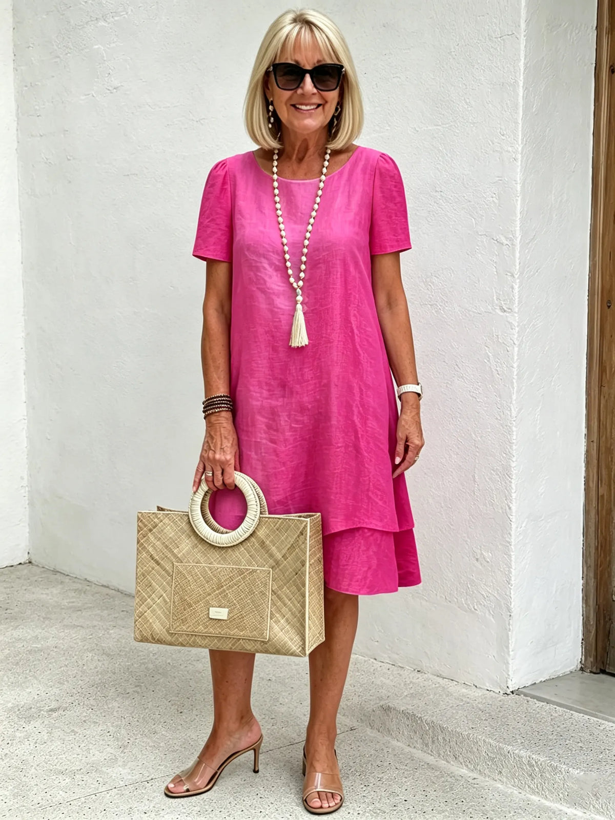 Sienna™ Linen Midi Dress