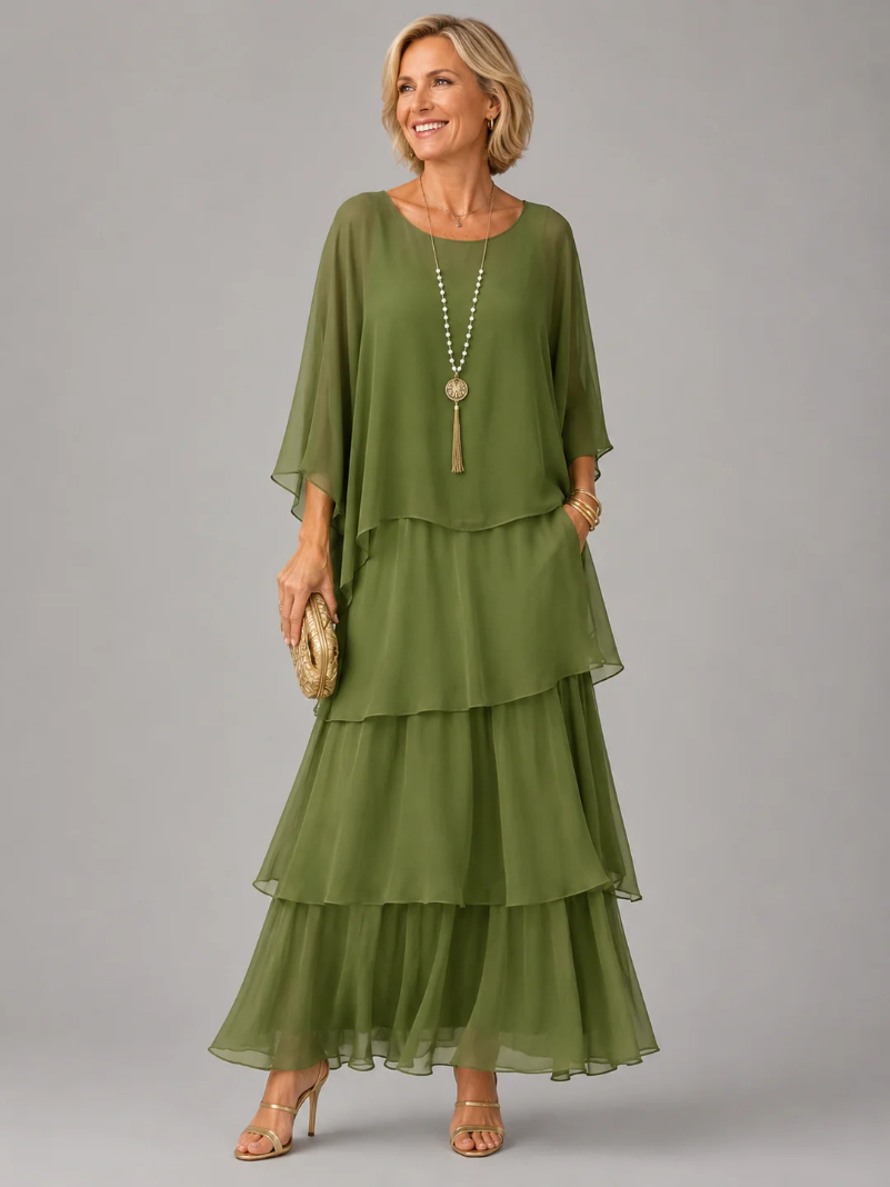 Vanessa™ | Layered Flowing Maxi Dress