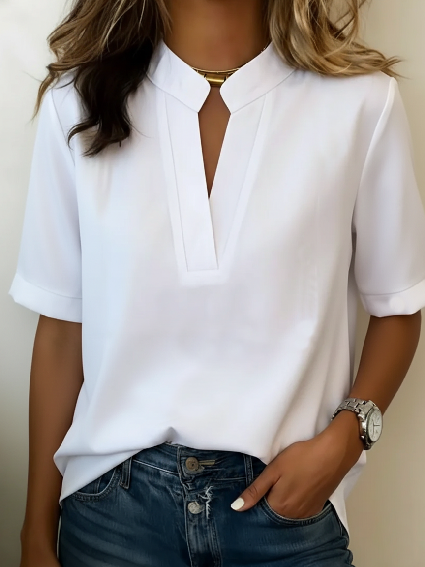 Margaux | Chic Blouse with V-Neck