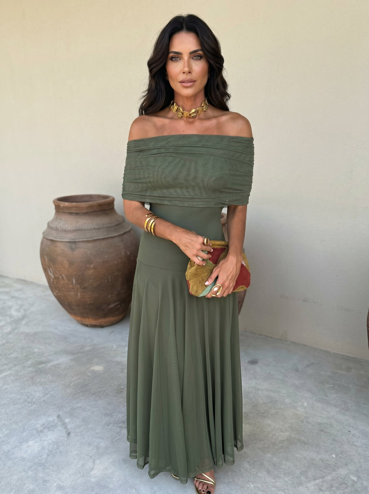 Elegant Silk Tulle Dress Simba