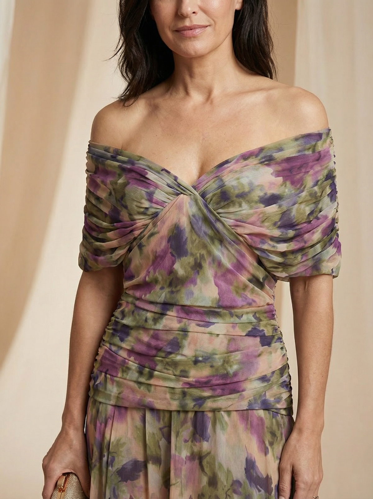 Elegant Silk Santana Dress