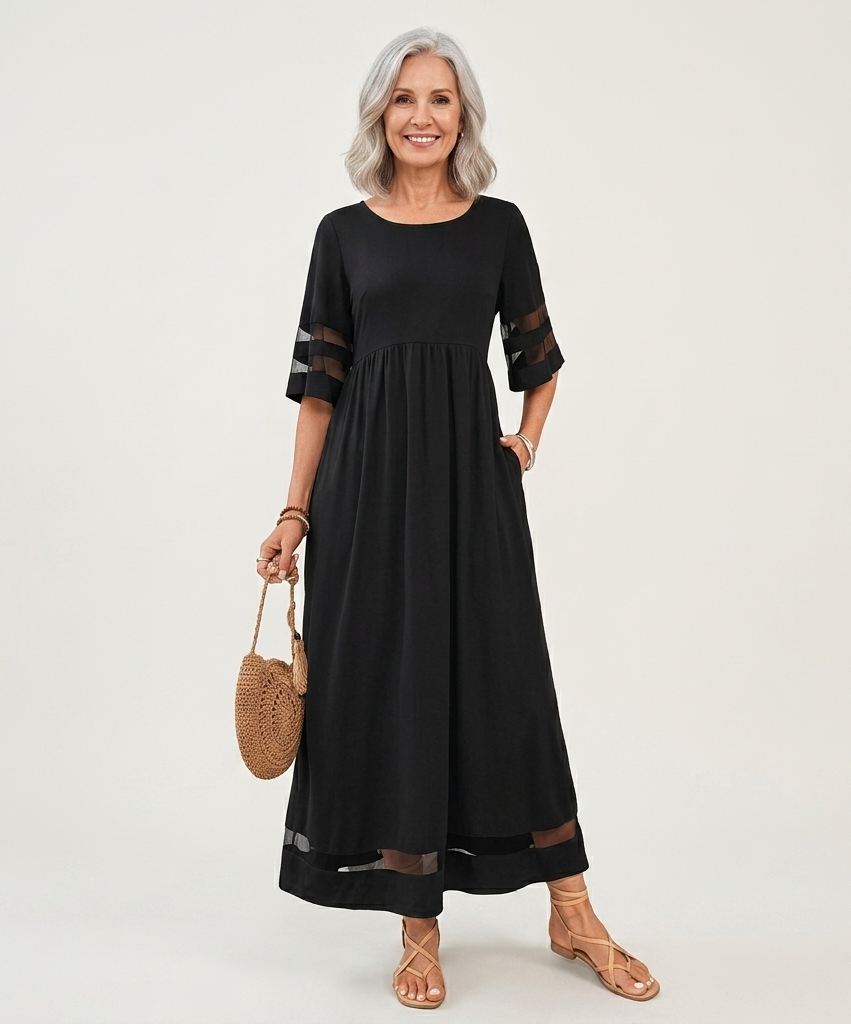 Louise™ | Softly Structured Midi Dress