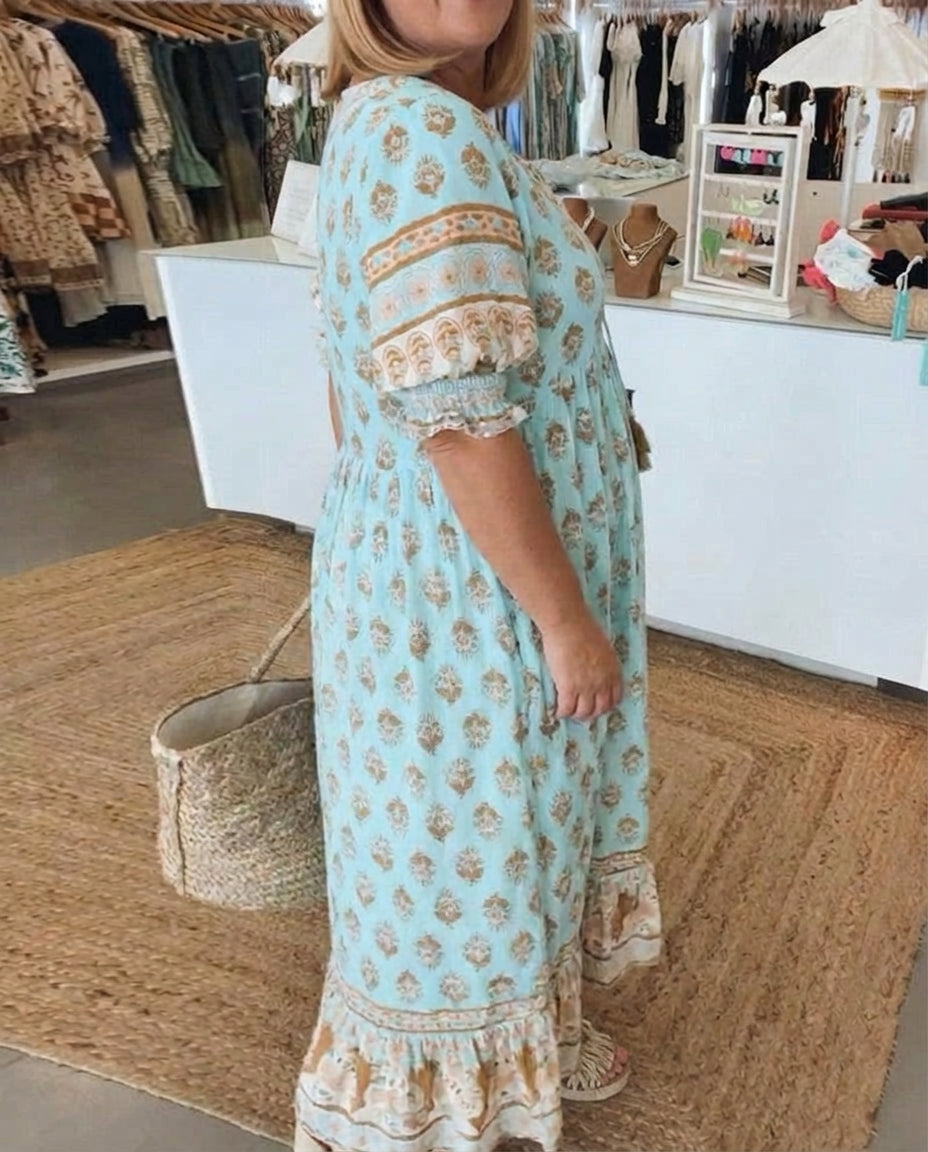 Verity™ | Bohemian Midi Beach Dress