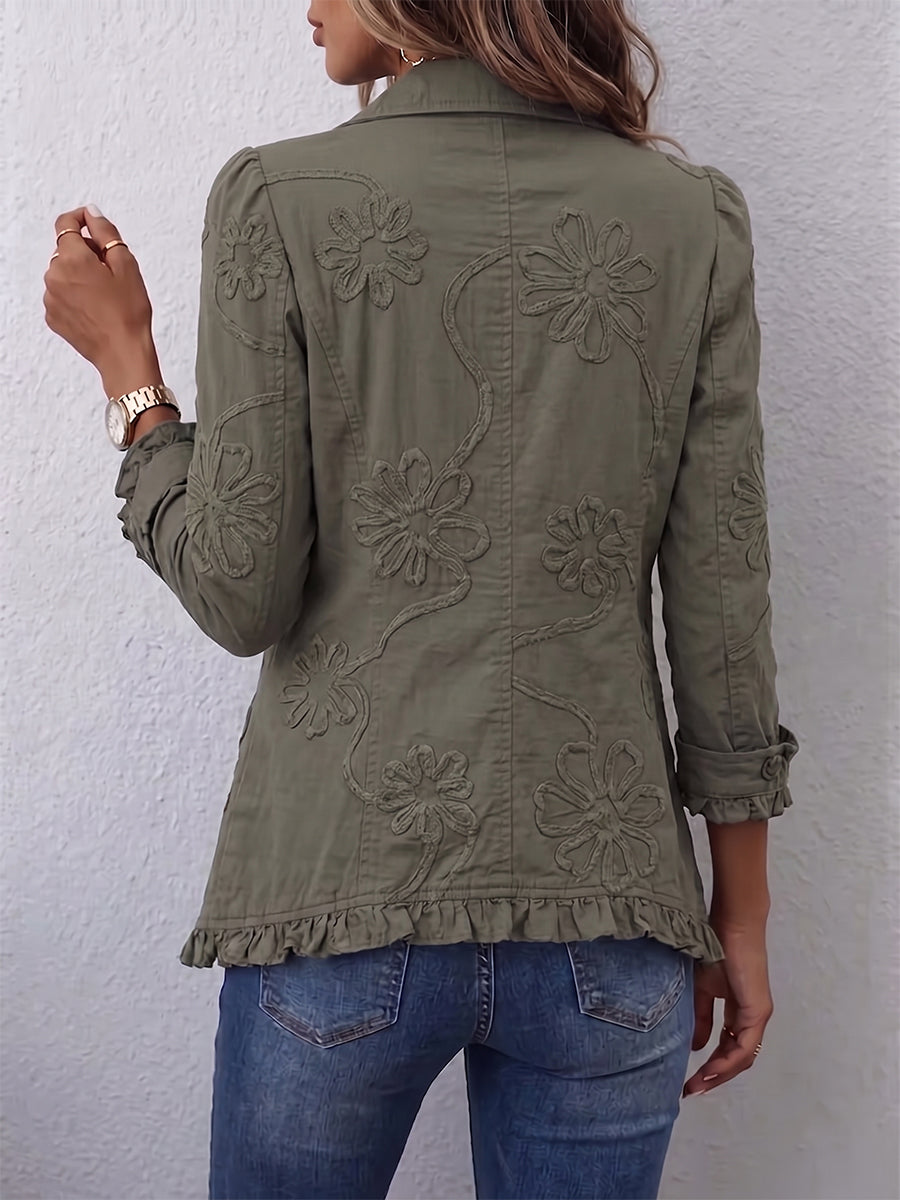 Claudine™ | Elegant Floral Jacket