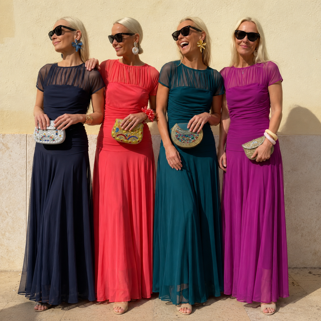 Iyla™ | Flowing Chiffon Midi Dress