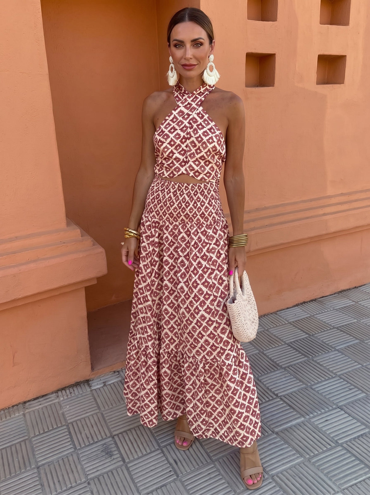 Elegant Off-Shoulder Set